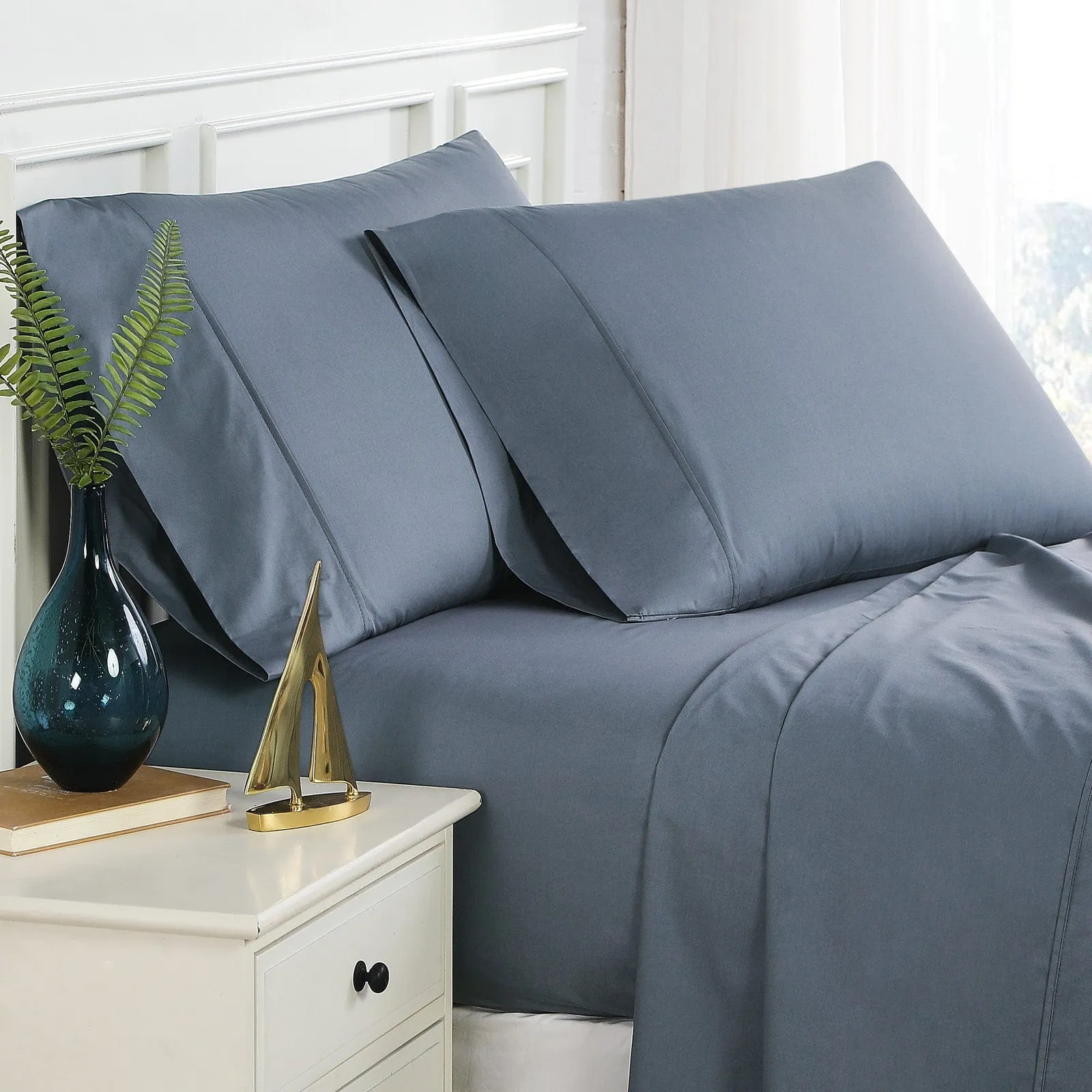 300 Thread Count Cotton Percale Pillow Cases