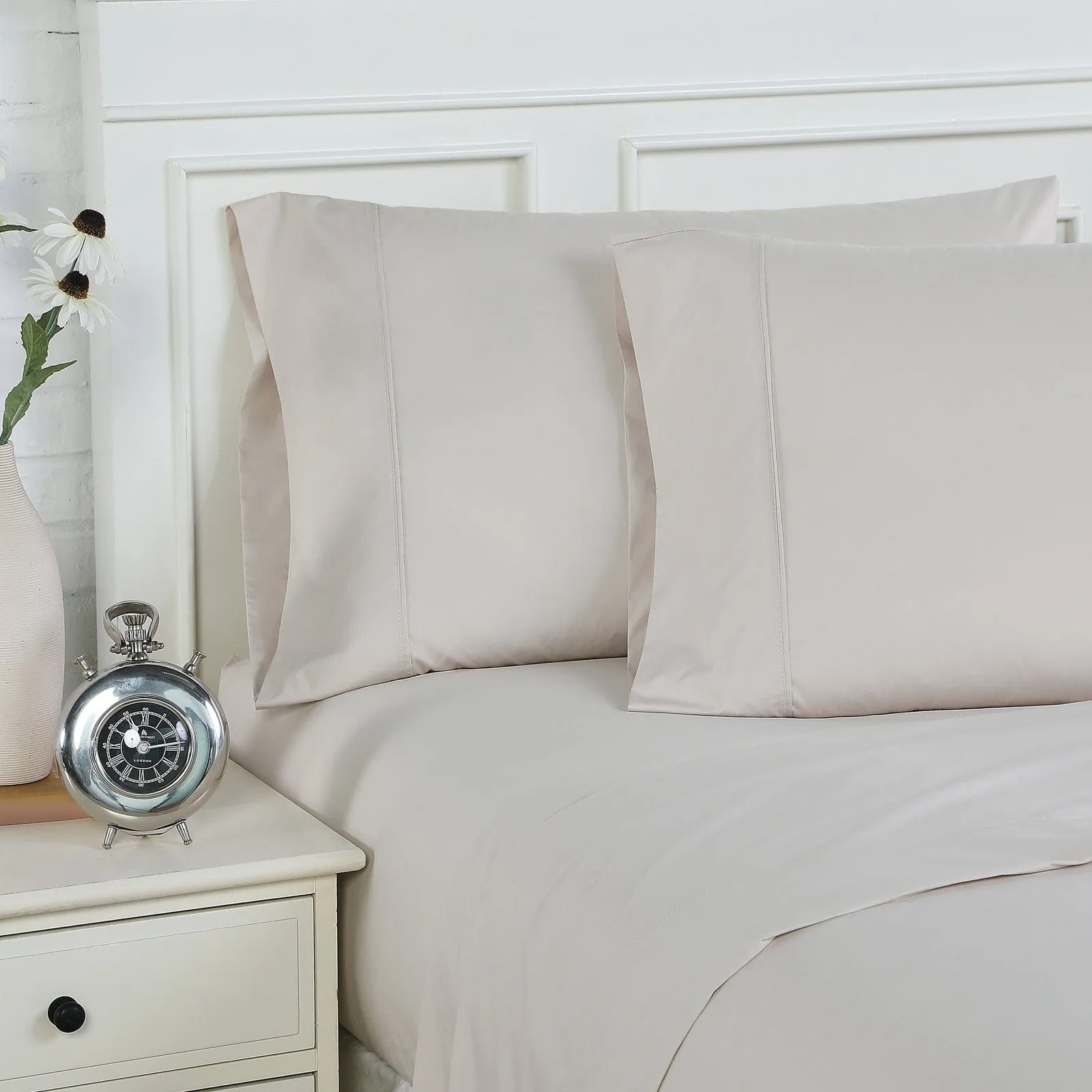 300 Thread Count Cotton Percale Pillow Cases
