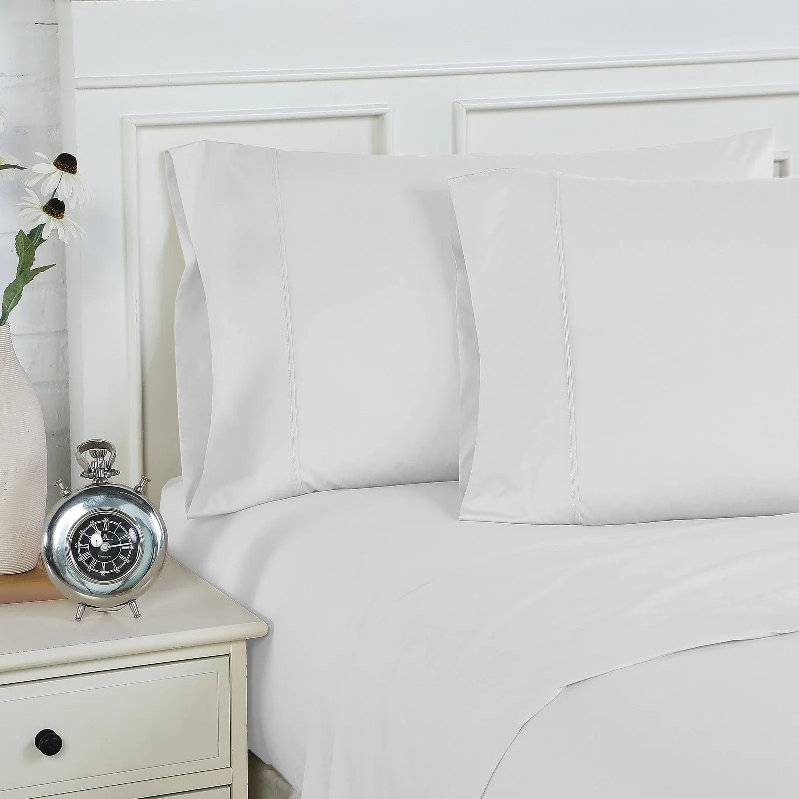 300 Thread Count Cotton Percale Pillow Cases