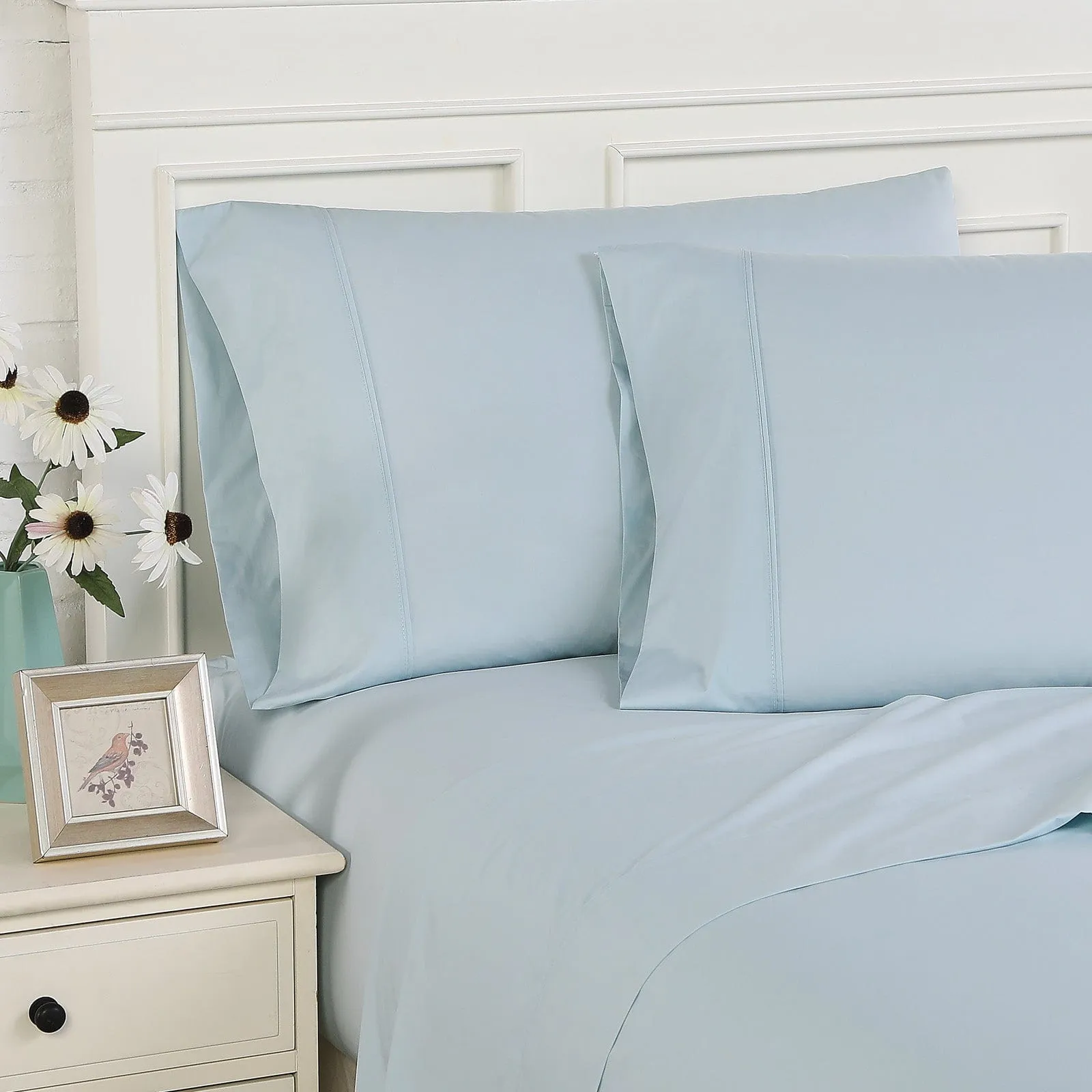 300 Thread Count Cotton Percale Pillow Cases