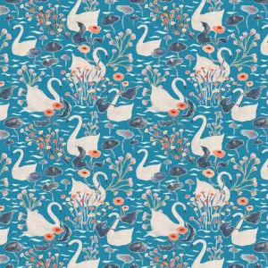Alpine Bliss Swan Teal ½ yd
