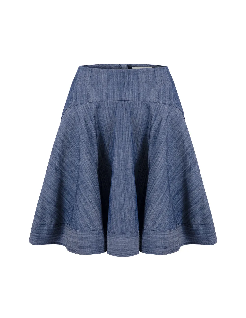BORA AKSU Navy Blue Hemline Mini Skirt