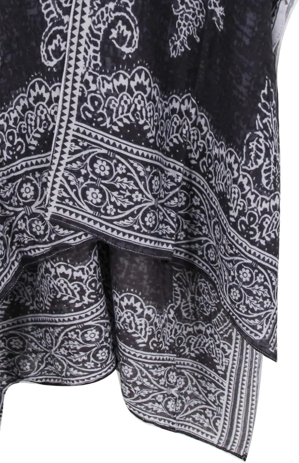 Breezy Lane Women's Kimono Cardigan Summer Swimsuit Coverups Beach Cover Up with Floral Print for Vacation