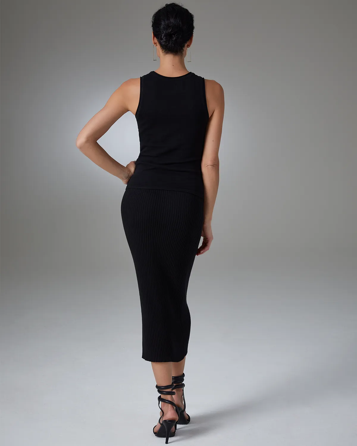 Cristen Midi Sweater Skirt