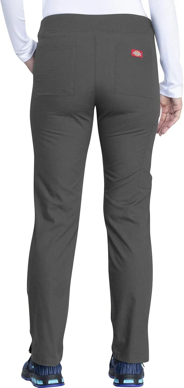 Dickies EDS Signature Women Scrubs Pant Mid Rise Tapered Leg Pull-on DK125