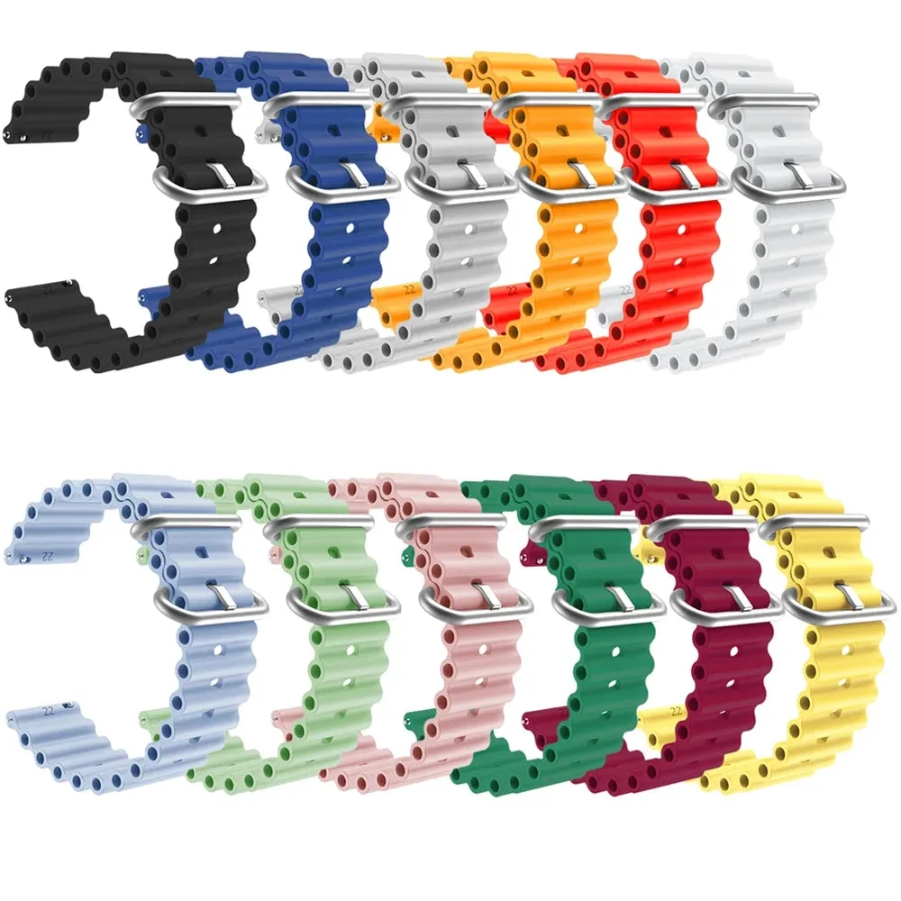 Huawei Watch Fit 2 compatible Silicone Ocean Bands Watch Straps