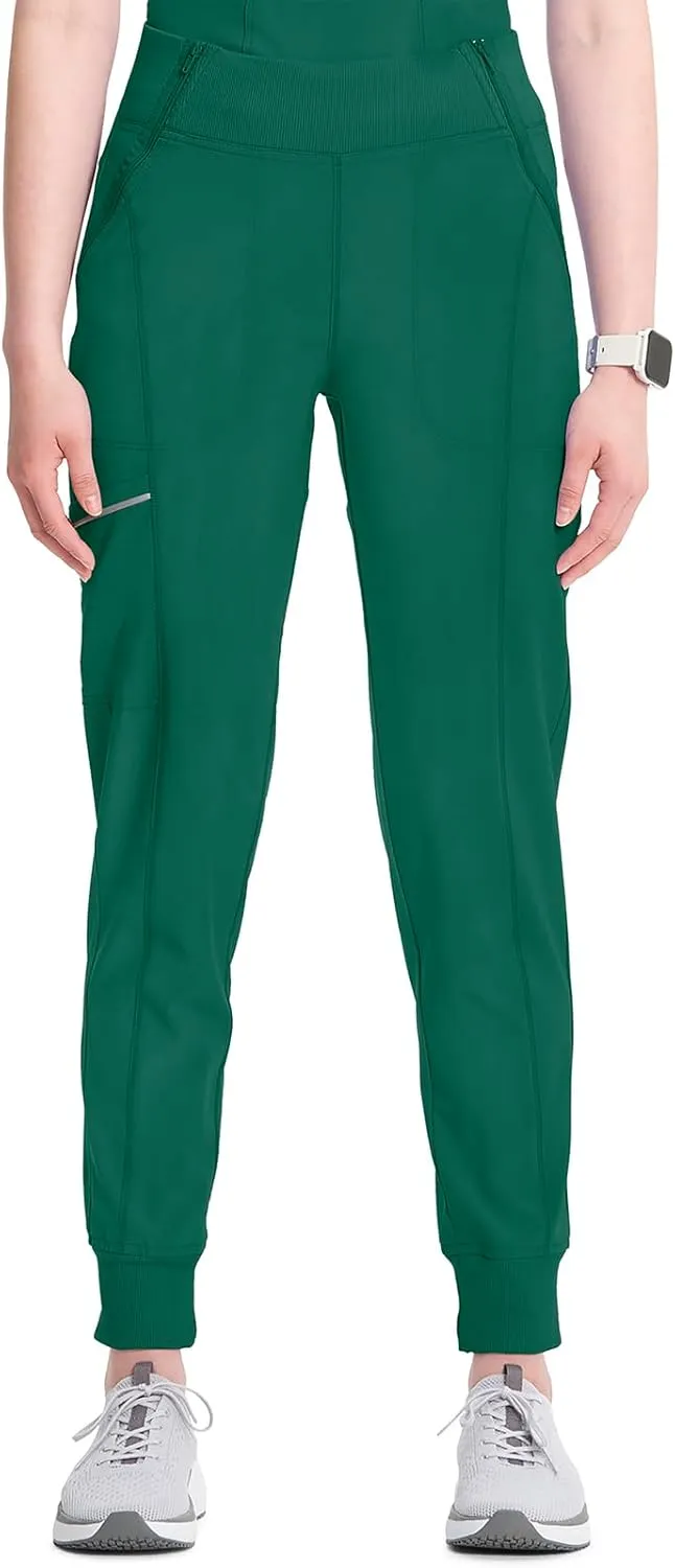 Infinity Women's Ck110a-Cherokee Jogger Scrub Pants with Mid Rise Cargo Pocket