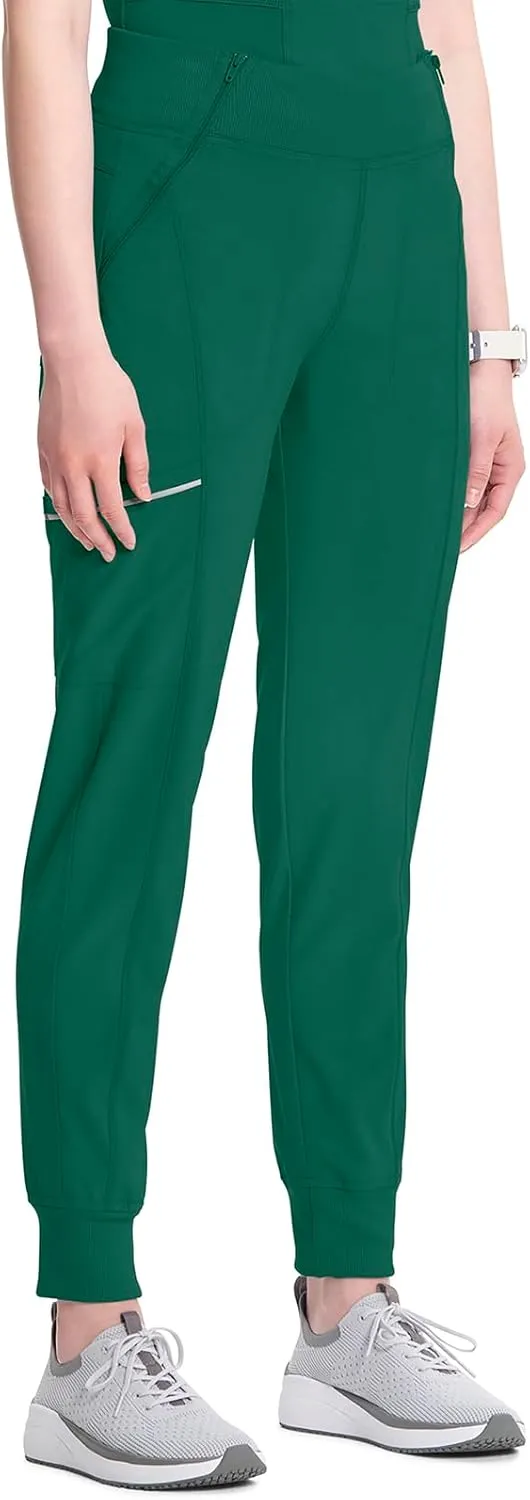 Infinity Women's Ck110a-Cherokee Jogger Scrub Pants with Mid Rise Cargo Pocket