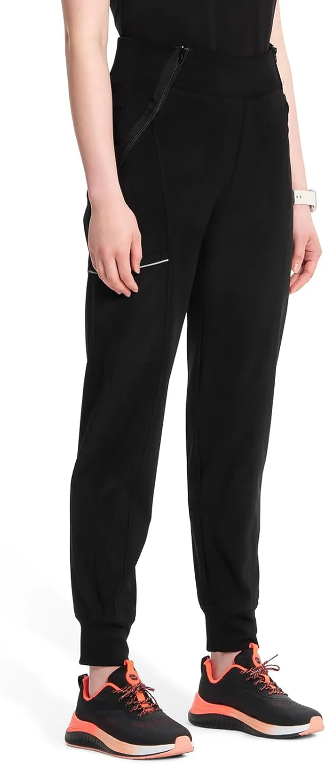 Infinity Women's Ck110a-Cherokee Jogger Scrub Pants with Mid Rise Cargo Pocket