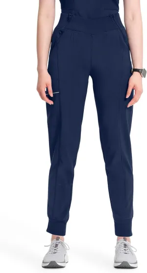Infinity Women's Ck110a-Cherokee Jogger Scrub Pants with Mid Rise Cargo Pocket