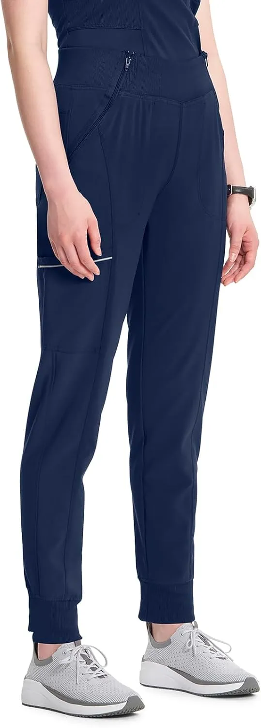 Infinity Women's Ck110a-Cherokee Jogger Scrub Pants with Mid Rise Cargo Pocket