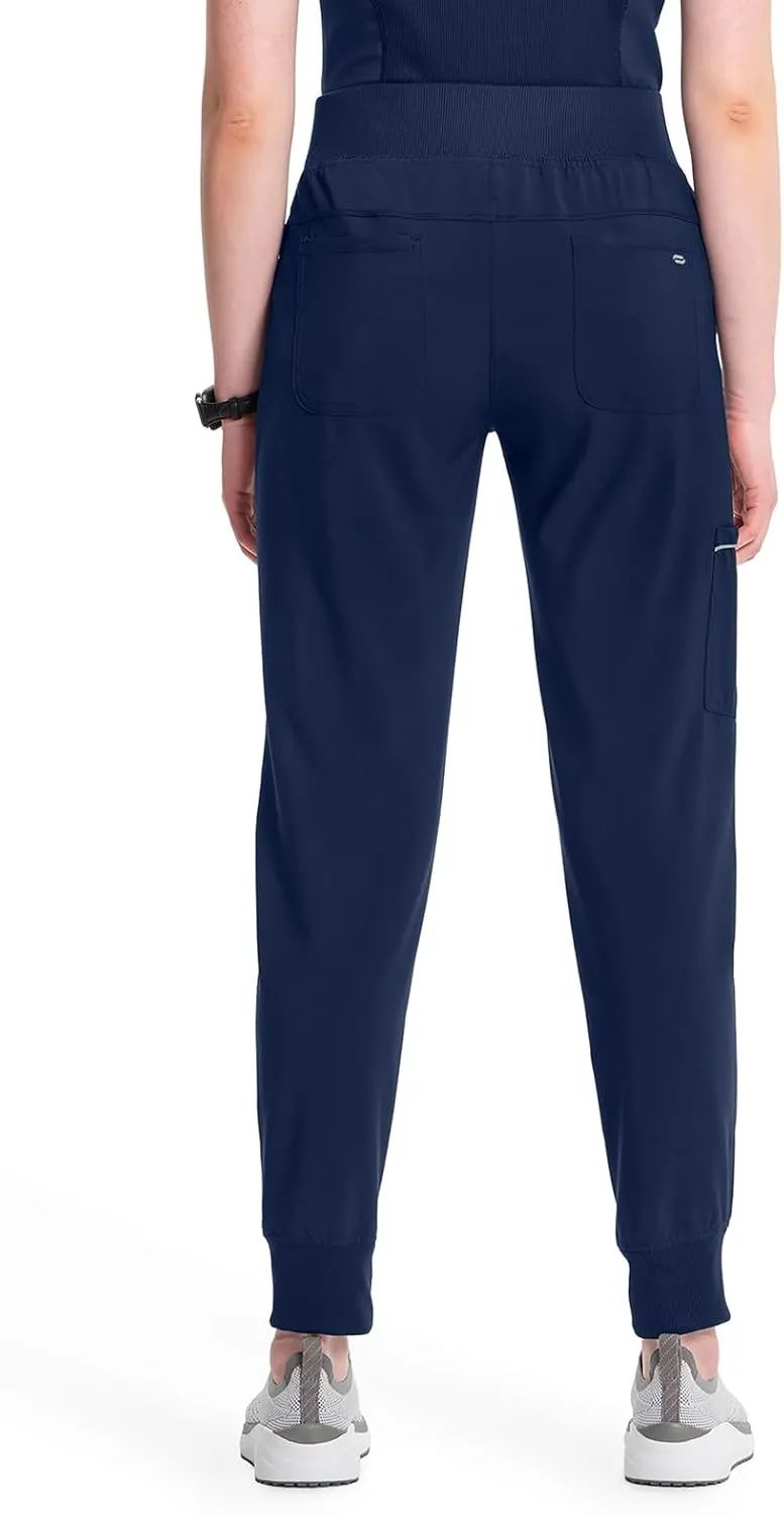 Infinity Women's Ck110a-Cherokee Jogger Scrub Pants with Mid Rise Cargo Pocket