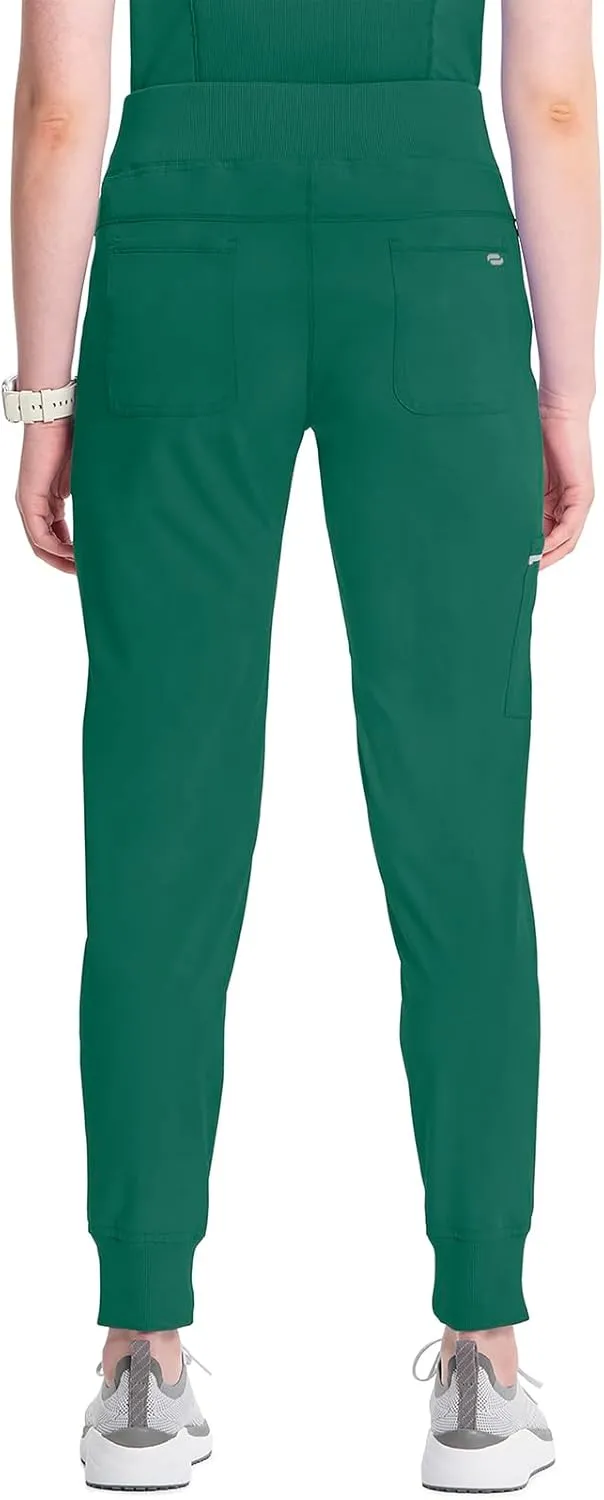Infinity Women's Ck110a-Cherokee Jogger Scrub Pants with Mid Rise Cargo Pocket