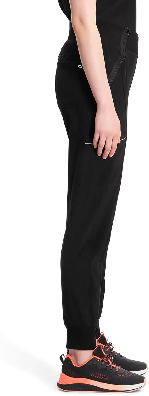 Infinity Women's Ck110a-Cherokee Jogger Scrub Pants with Mid Rise Cargo Pocket