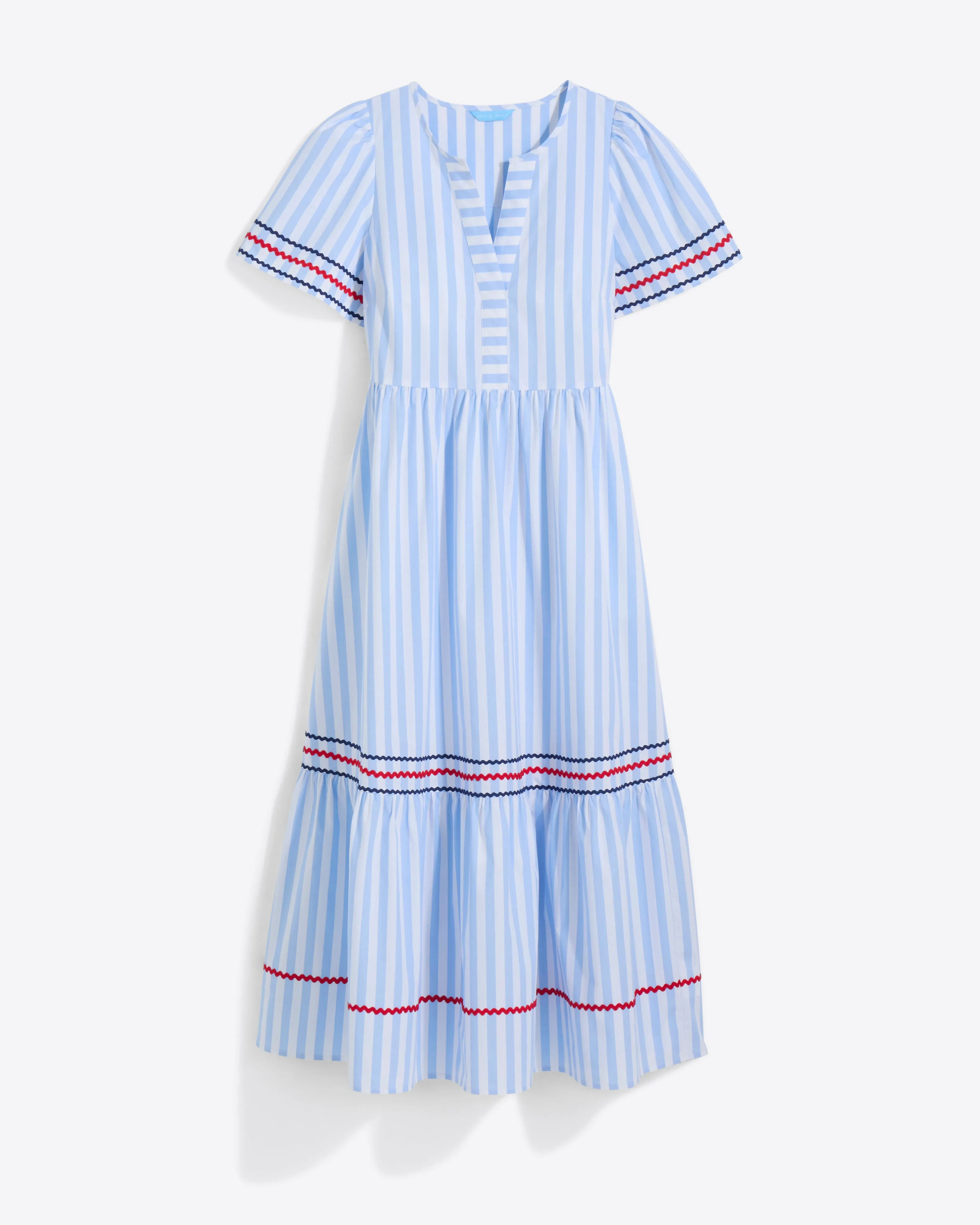 Katherine Midi Dress in Crisp Cotton
