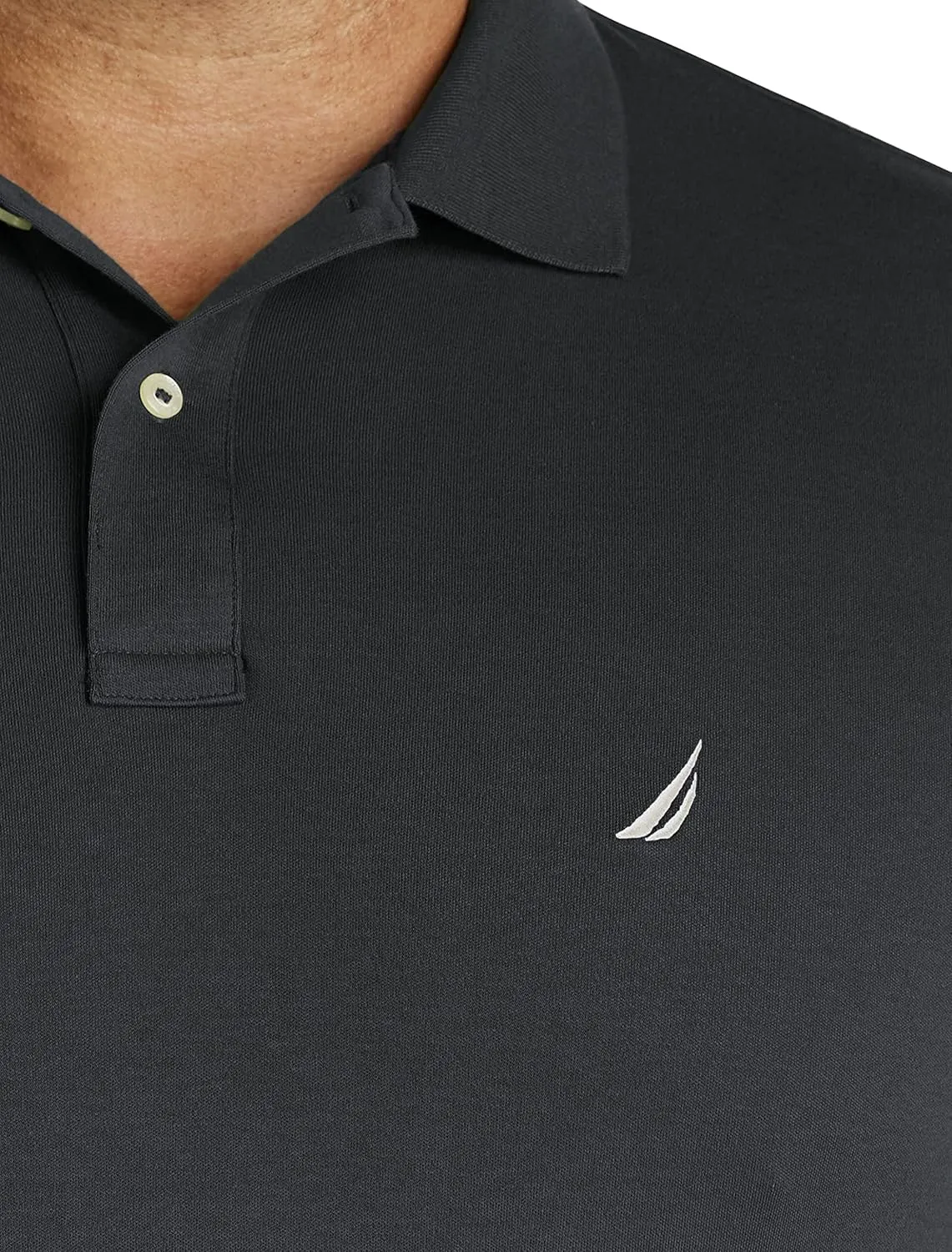 Nautica Men's Classic Fit Short Sleeve Solid Soft Cotton Polo Shirt