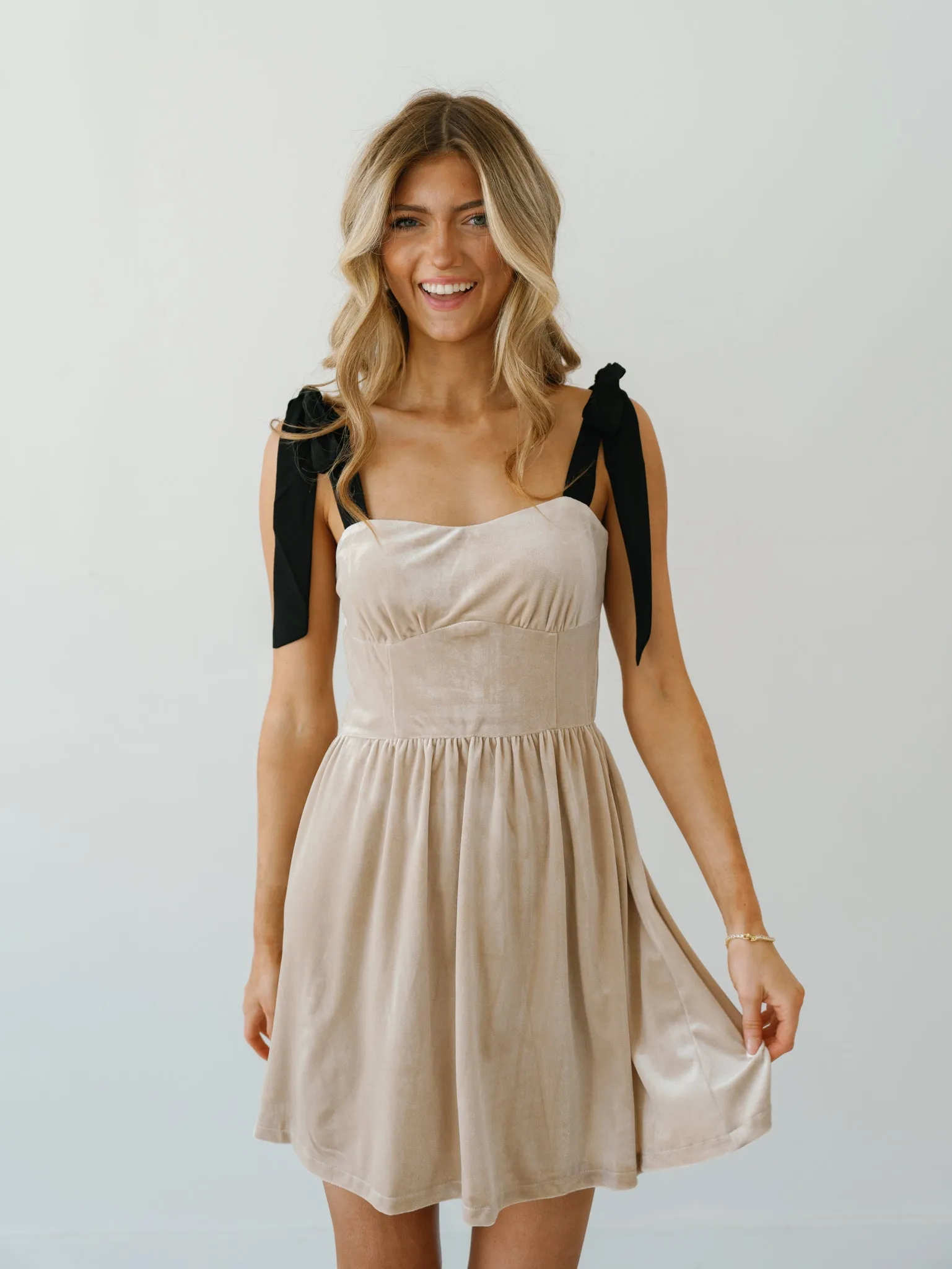 Nora Velvet Mini Dress