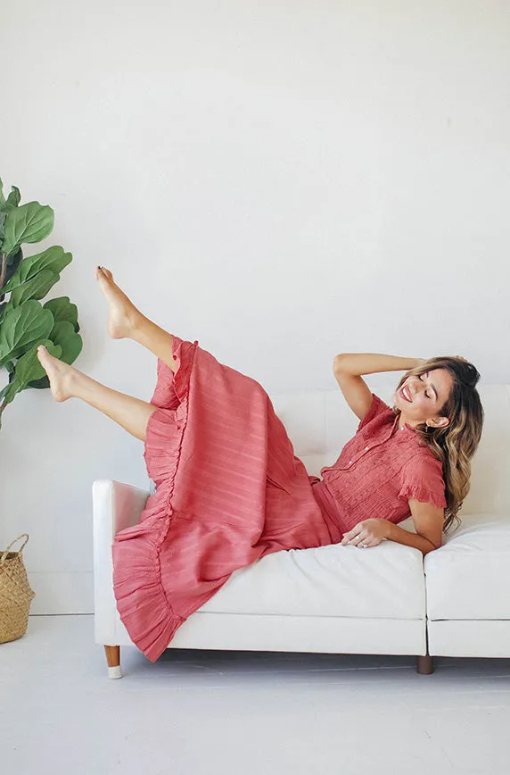 Palm Springs  Maxi Skirt - Maternity Friendly - FINAL SALE