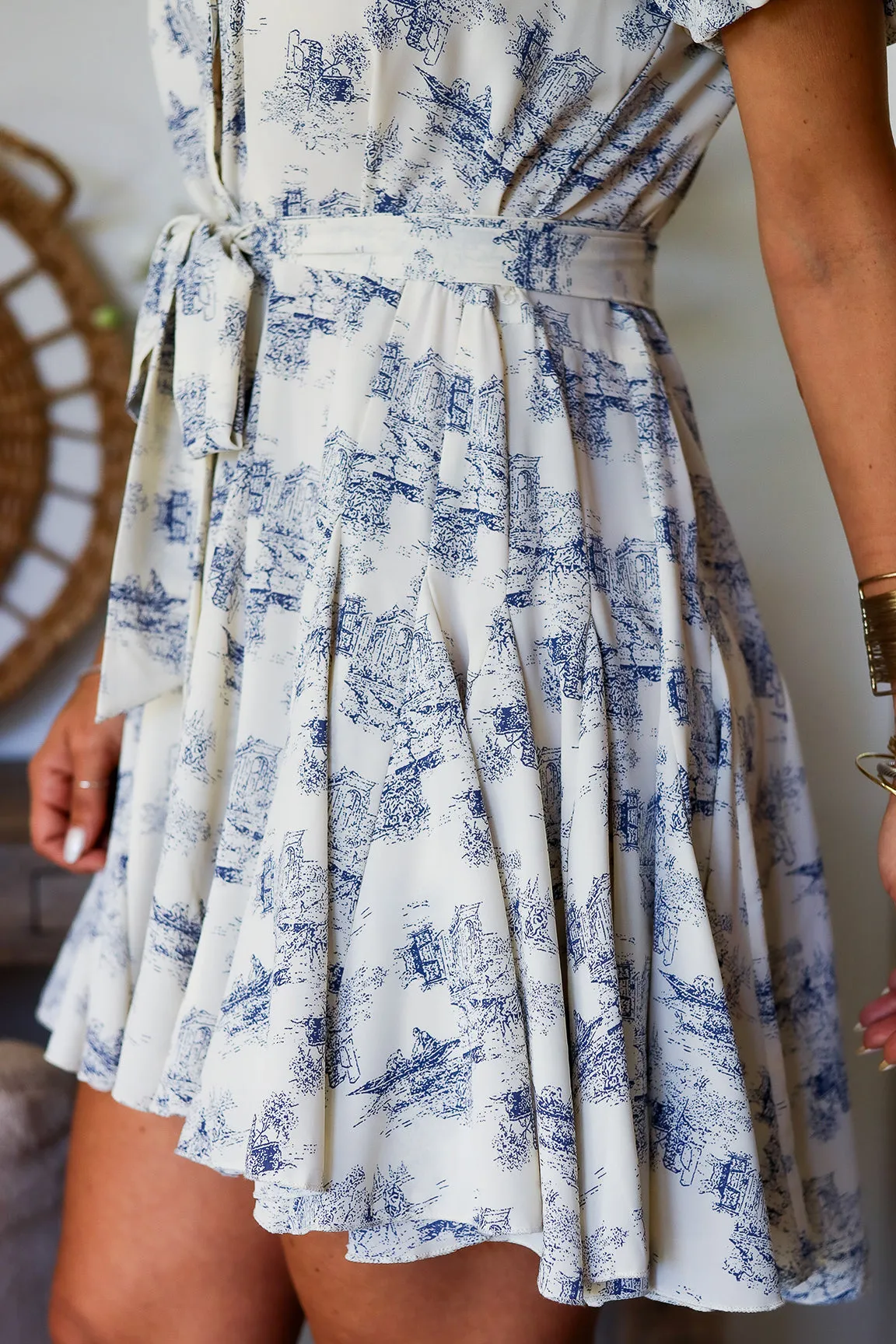 Piper Bubble Sleeve Mini Dress