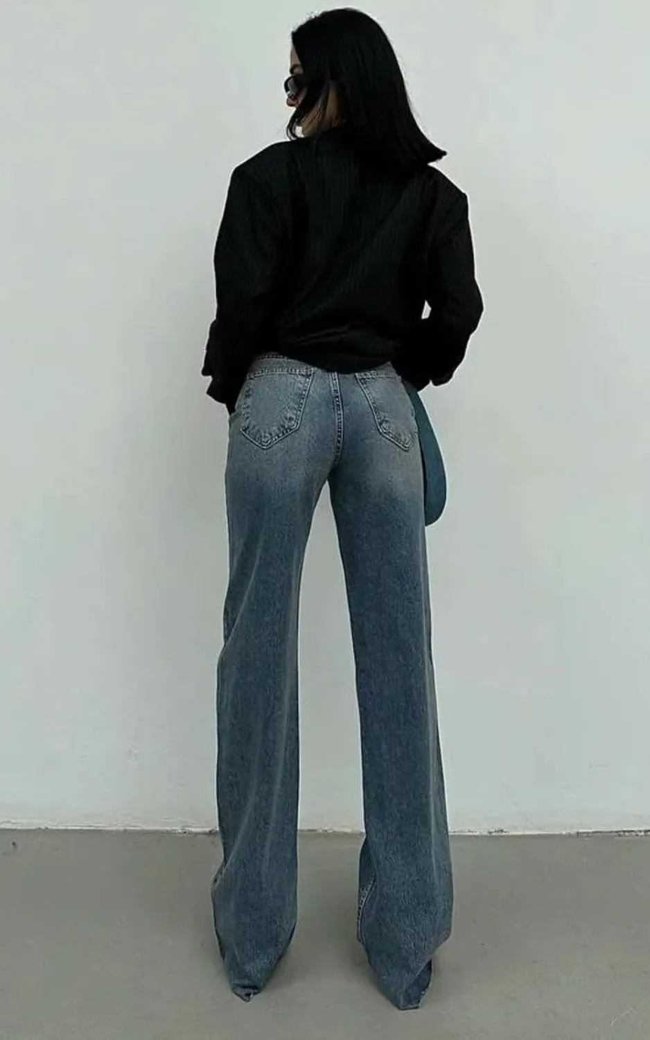 PIRAL Women's Everyone's Wardrobe Palazzo Jeans - 33" Inseam