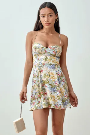 Season Favorite Floral Print Mini Dress