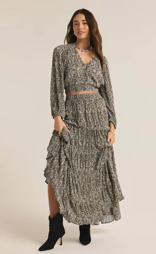 Z Supply Zendaya Reva Block Skirt